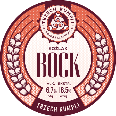 Etykieta - Bock Trzech Kumpli