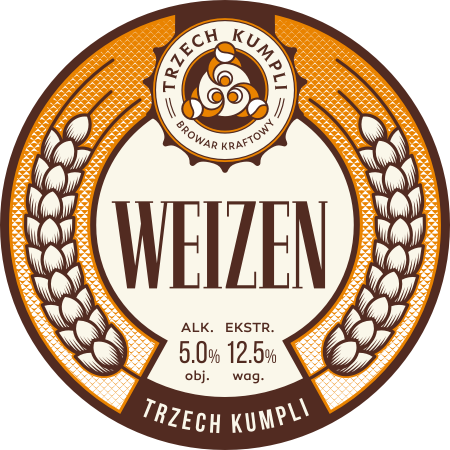 Etykieta - Weizen Trzech Kumpli
